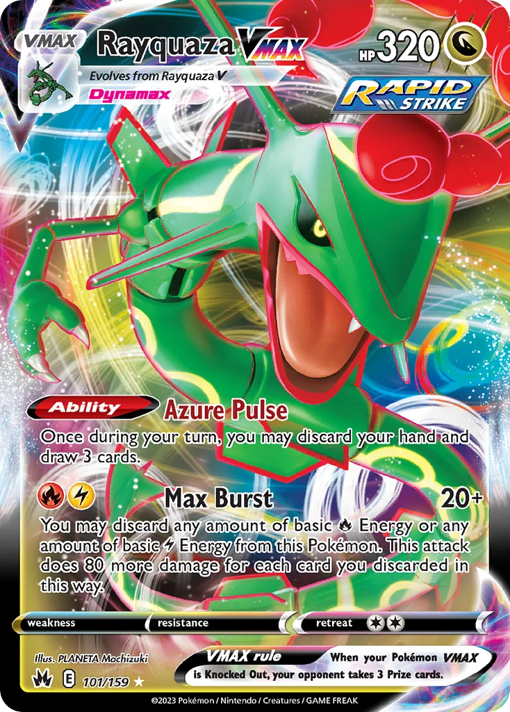 Rayquaza VMAX Pokemon card