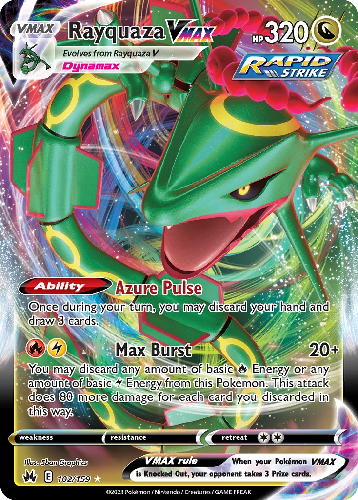 Rayquaza VMAX Pokemon card