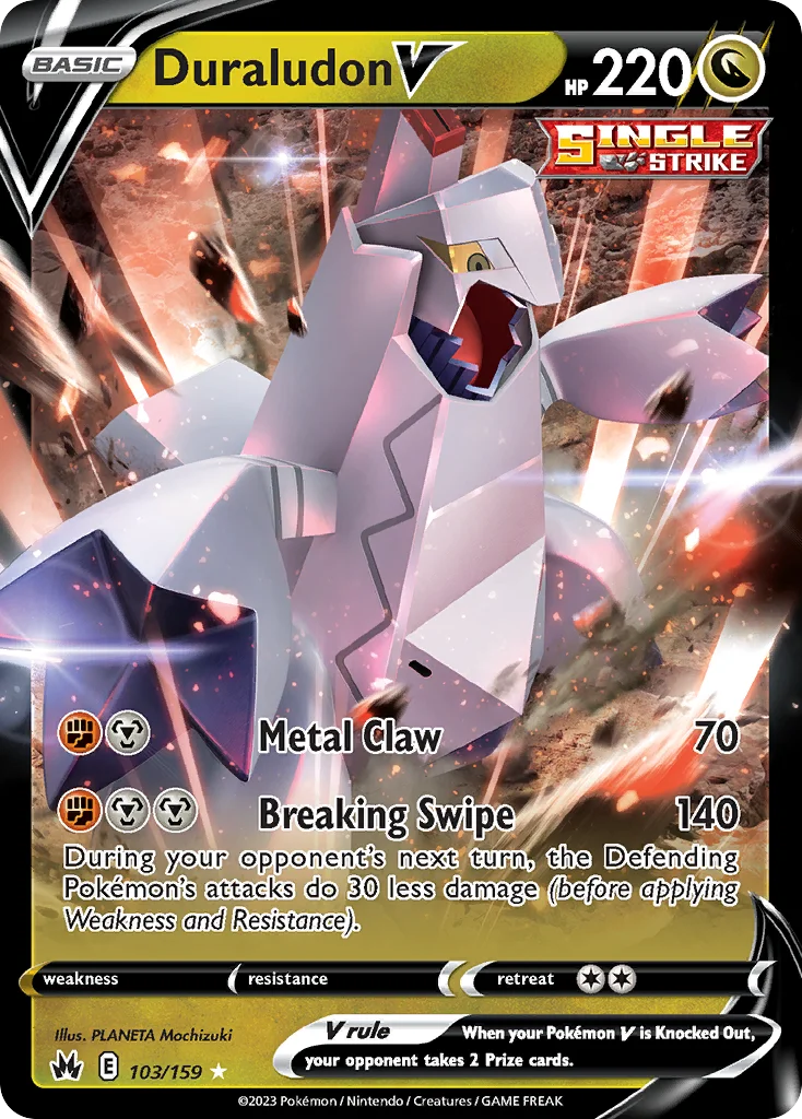 Duraludon V Pokemon card