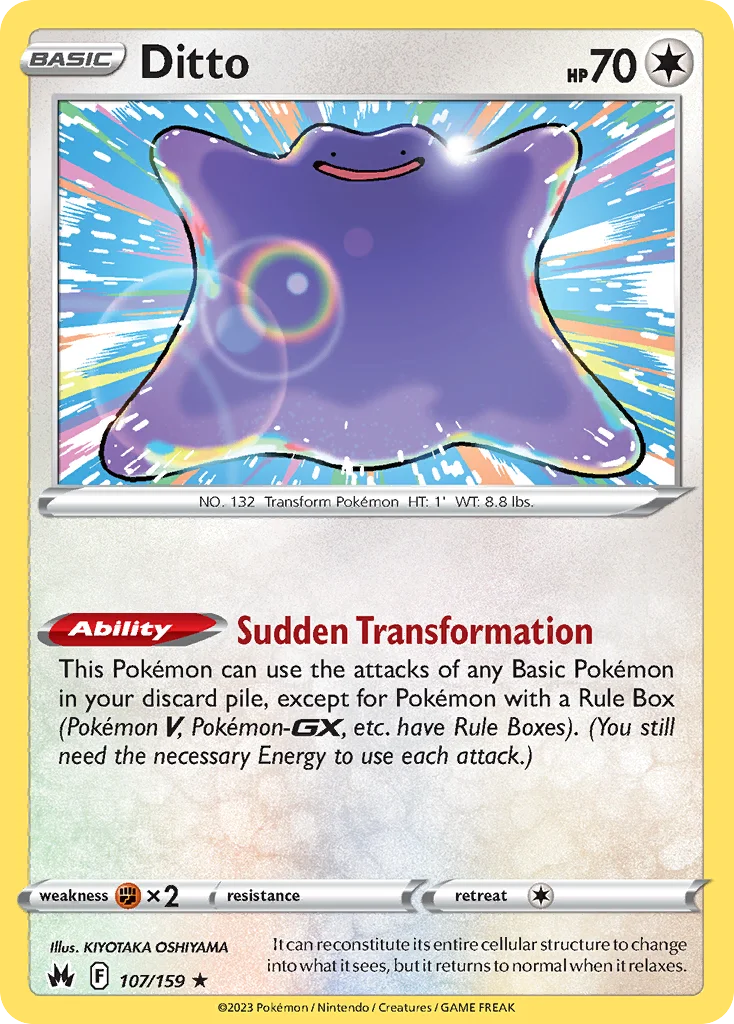 Ditto Pokemon card