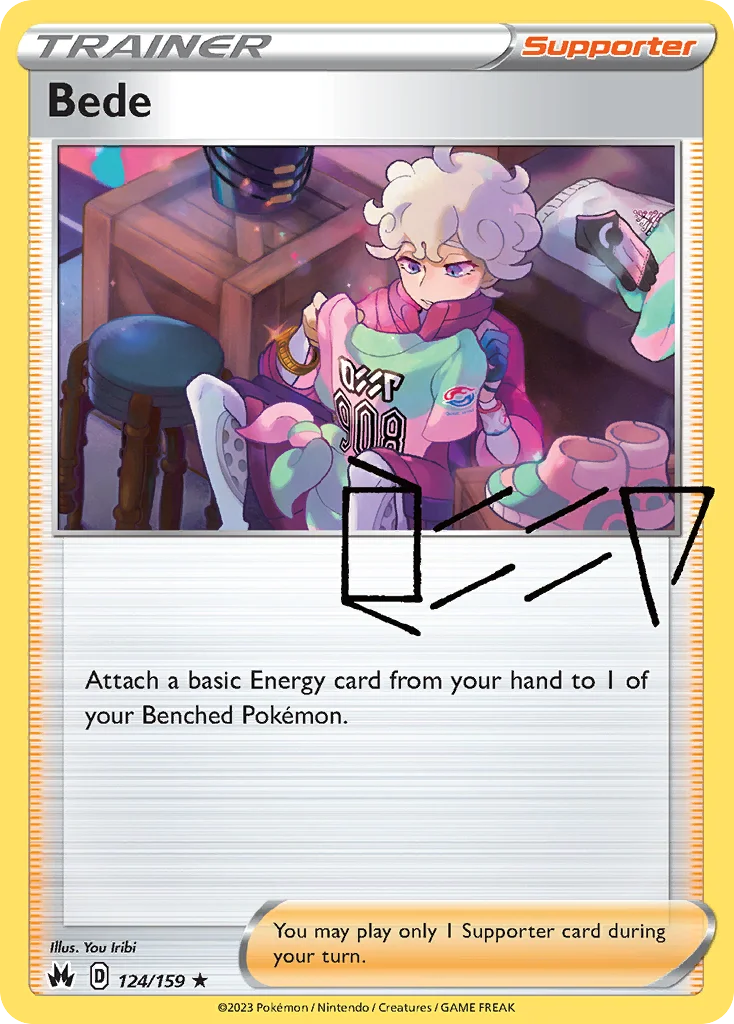 Bede Pokemon card