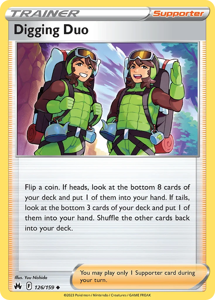 Digging Duo Pokemon card