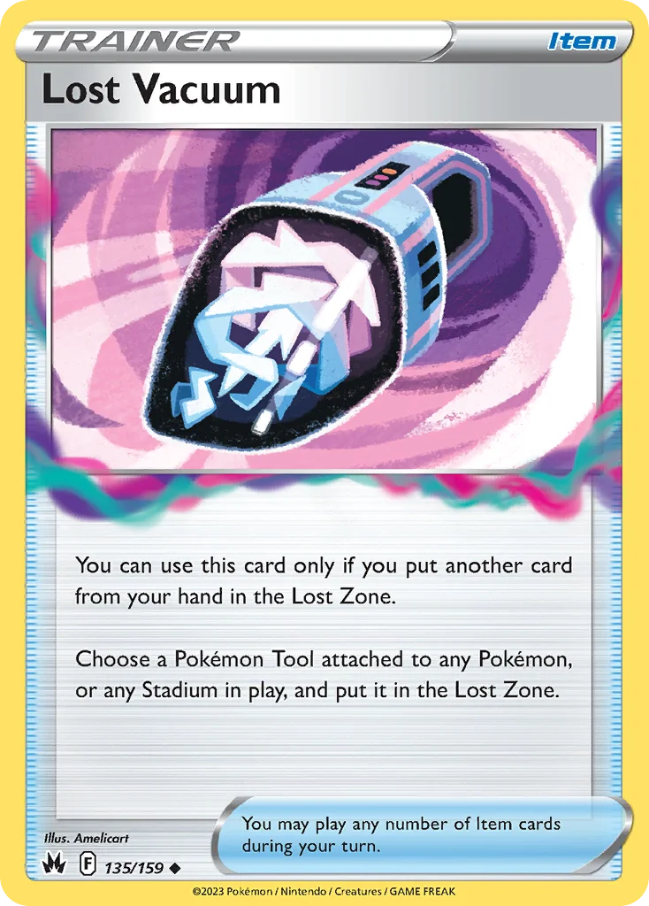 Lost Vacuum Pokemon card