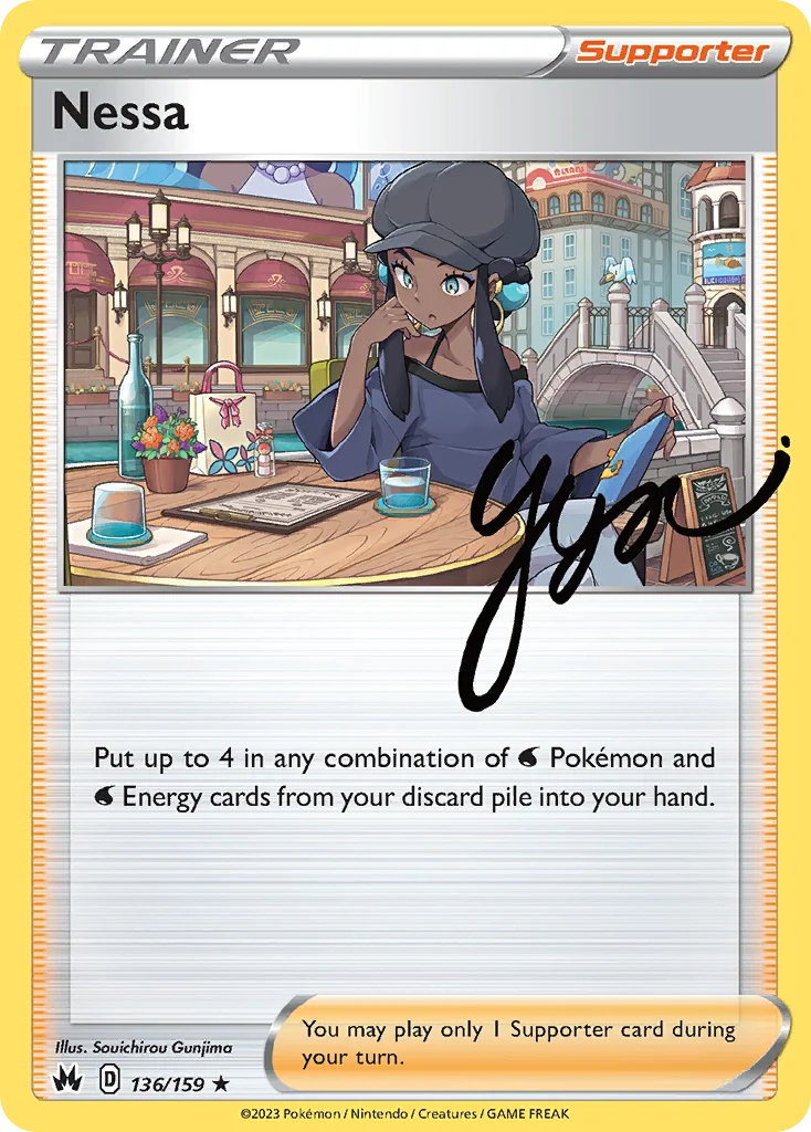 Nessa Pokemon card