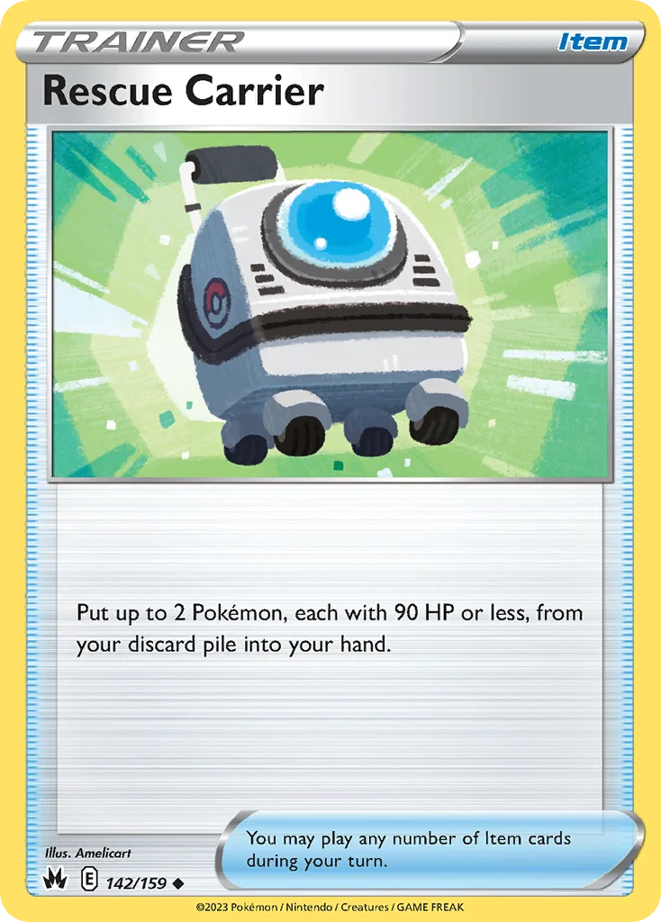 Rescue Carrier Pokemon card