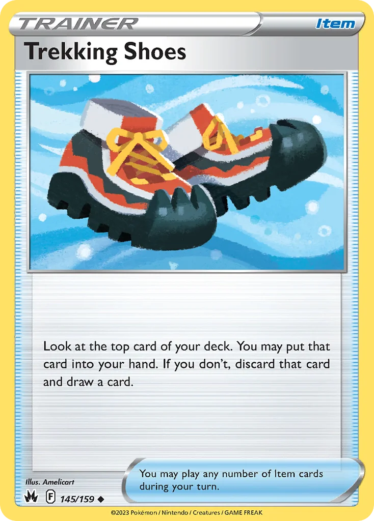 Trekking Shoes Pokemon card