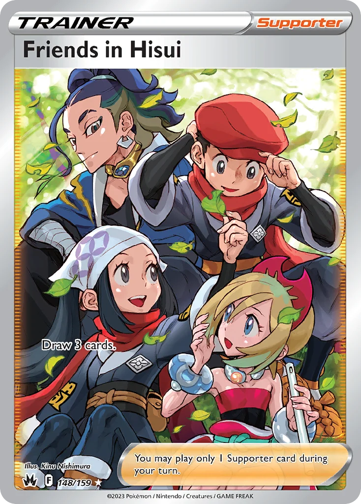 Friends in Hisui Pokemon card