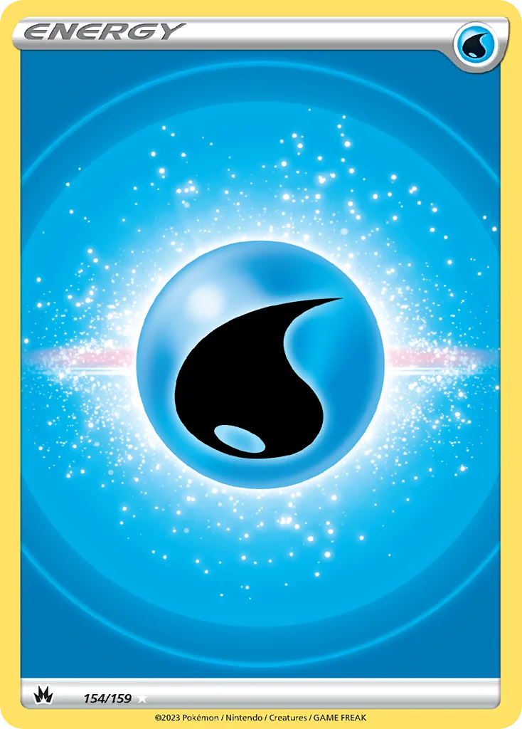 Water Energy Pokemon card