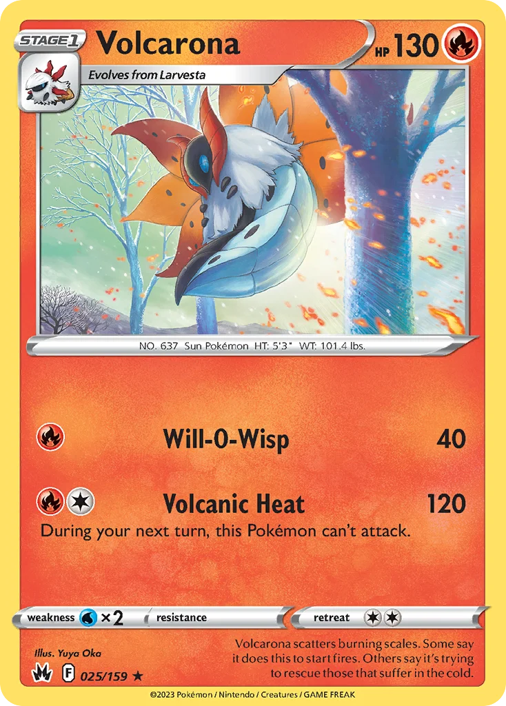 Volcarona Pokemon card