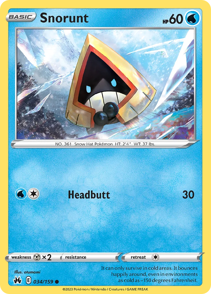 Snorunt Pokemon card