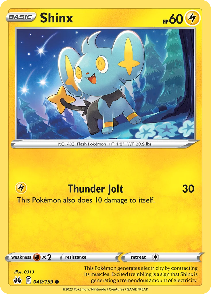 Shinx Pokemon card