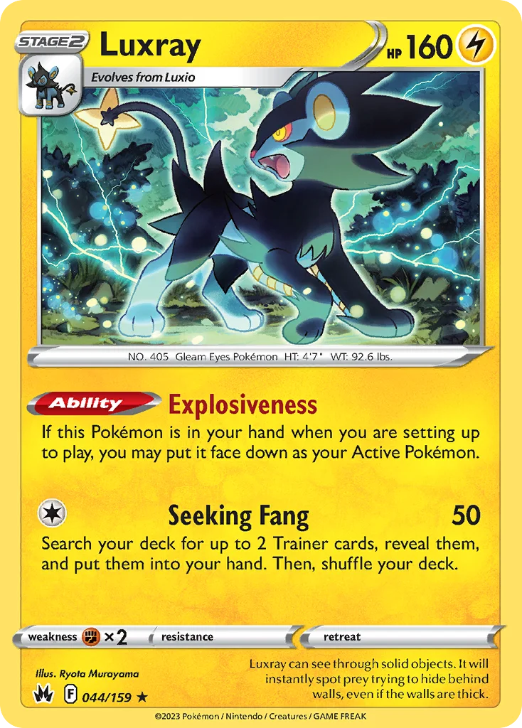 Luxray Pokemon card