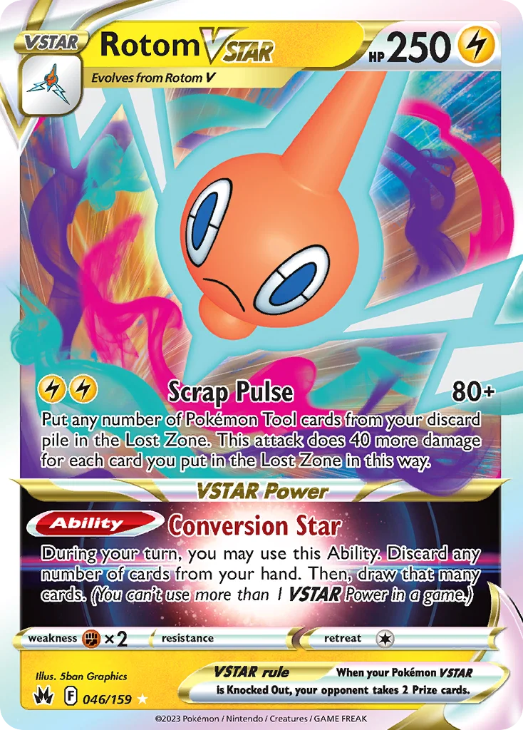 Rotom VSTAR Pokemon card