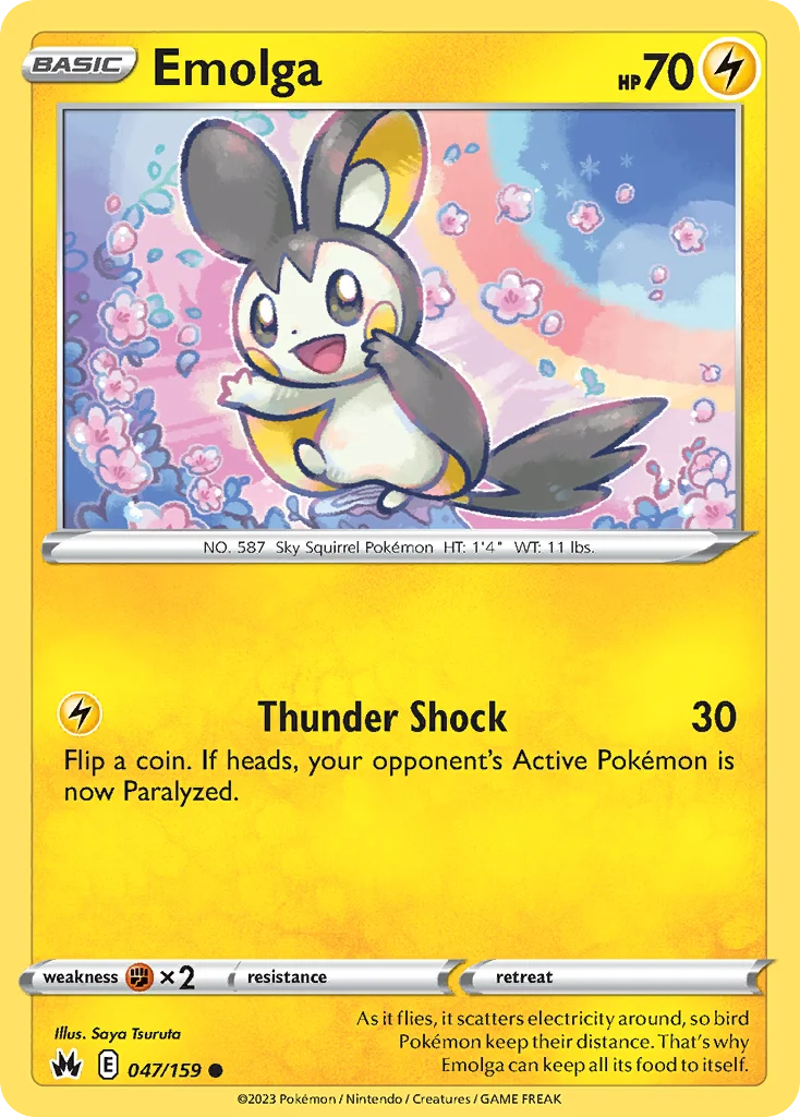 Emolga Pokemon card