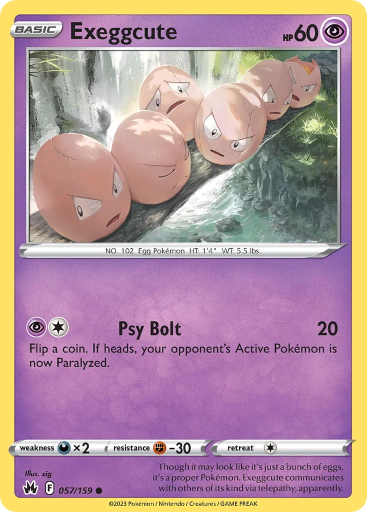 Exeggcute Pokemon card