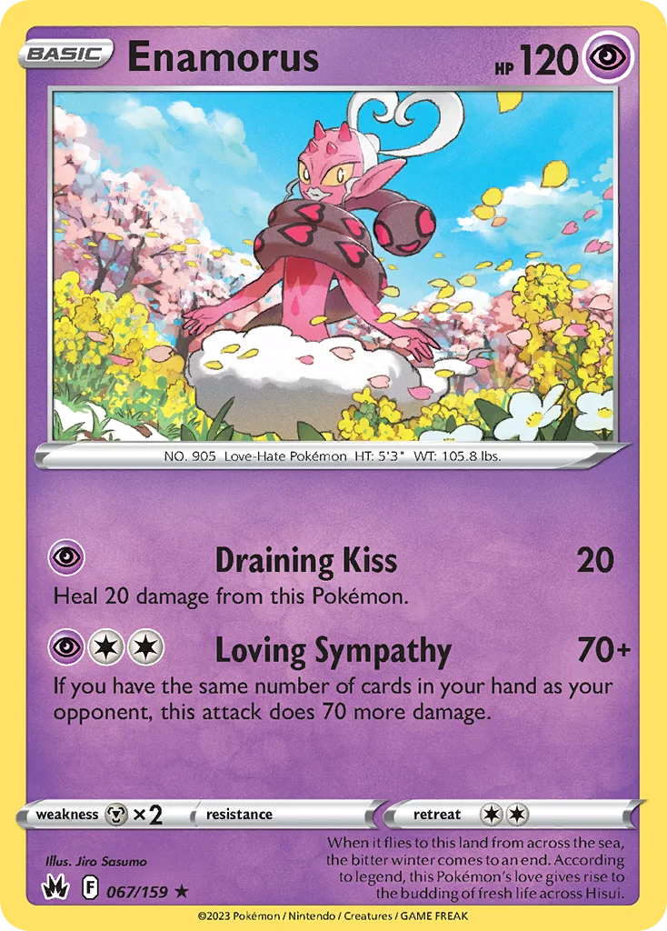 Enamorus Pokemon card