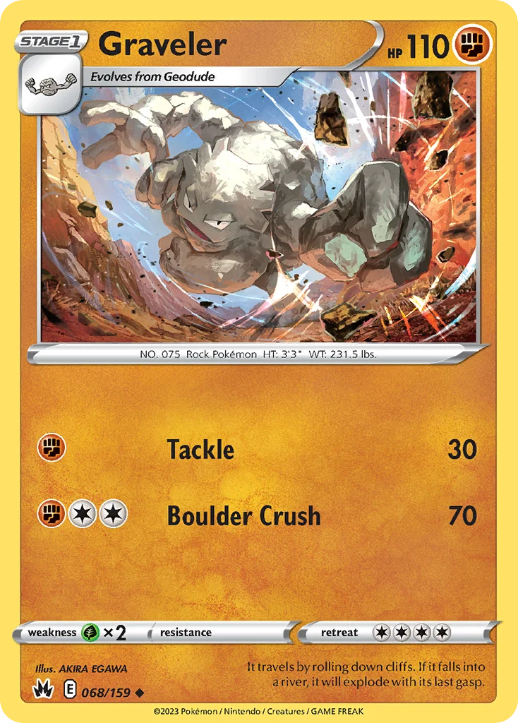 Graveler Pokemon card