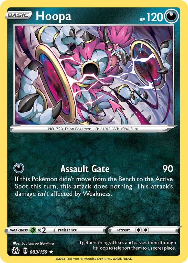 Hoopa Pokemon card