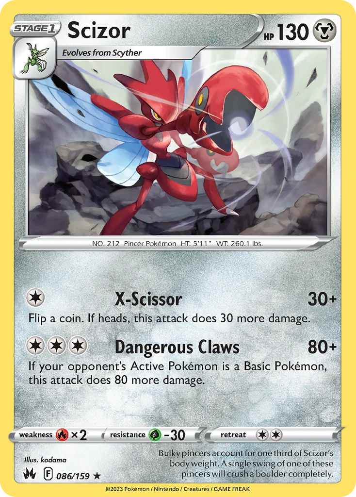 Scizor Pokemon card