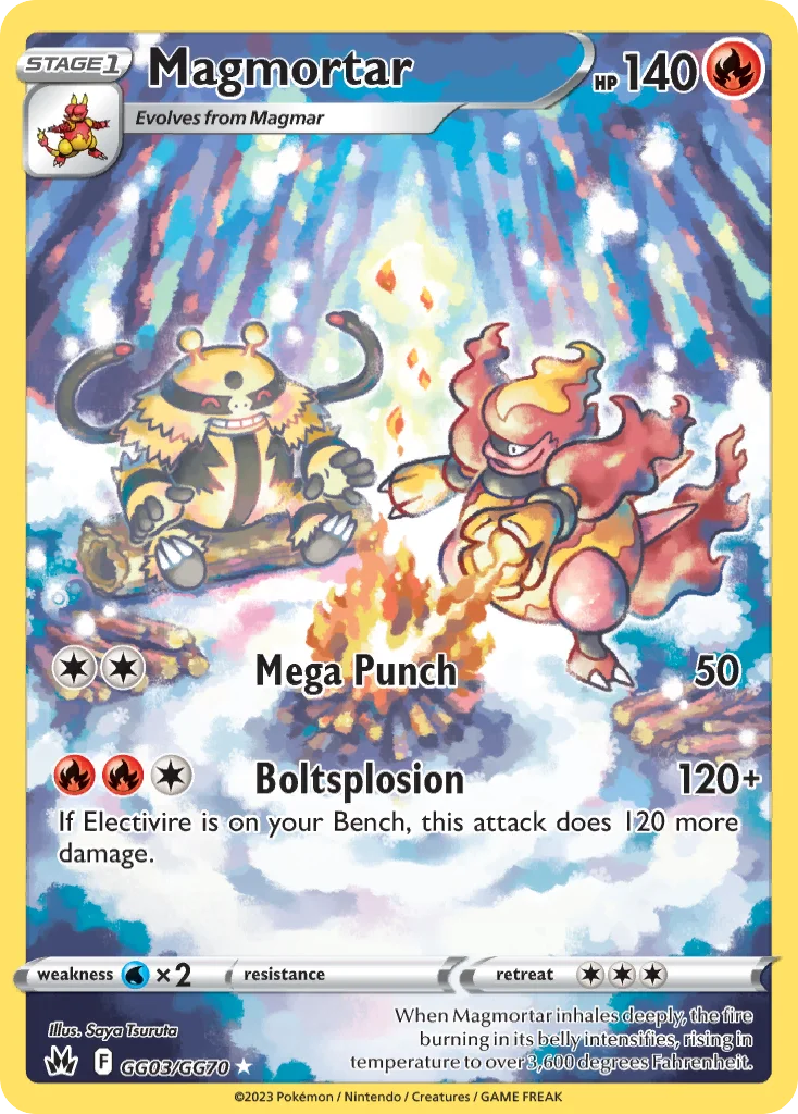 Magmortar Pokemon card