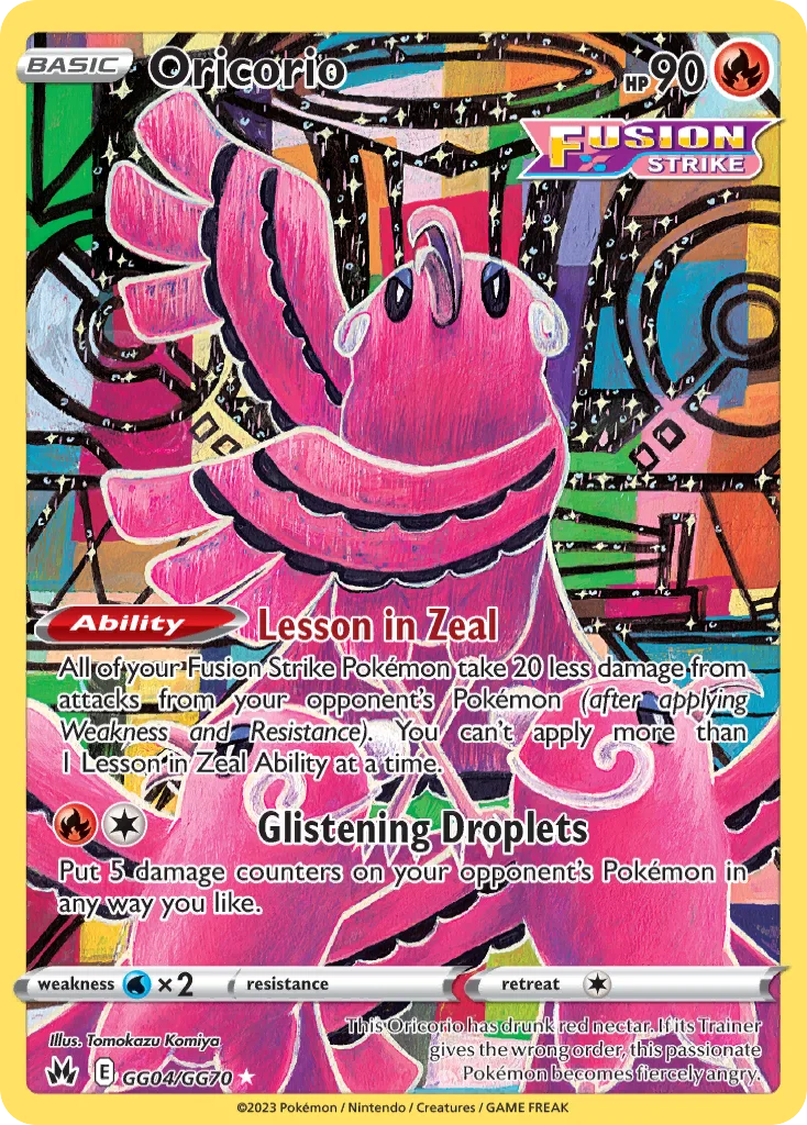 Oricorio Pokemon card