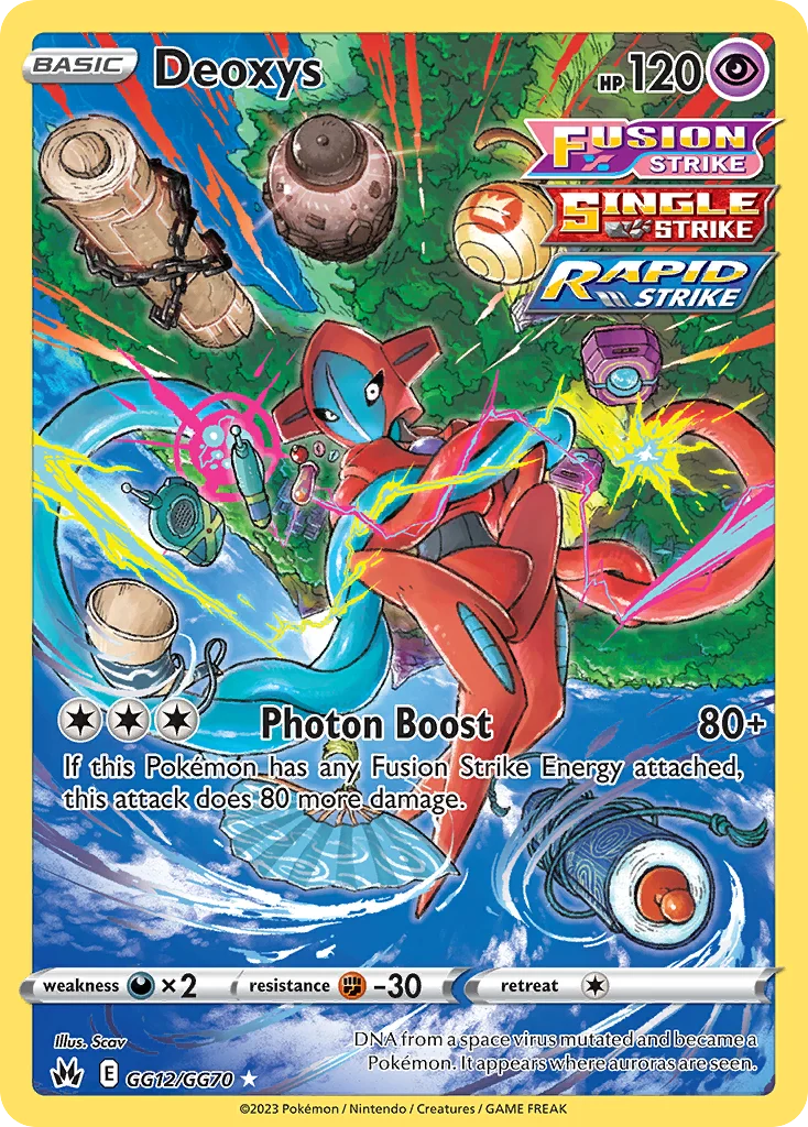 Deoxys Pokemon card