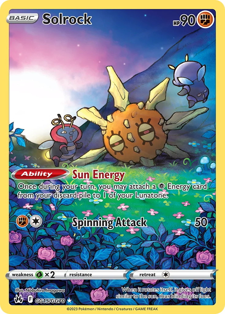 Solrock Pokemon card