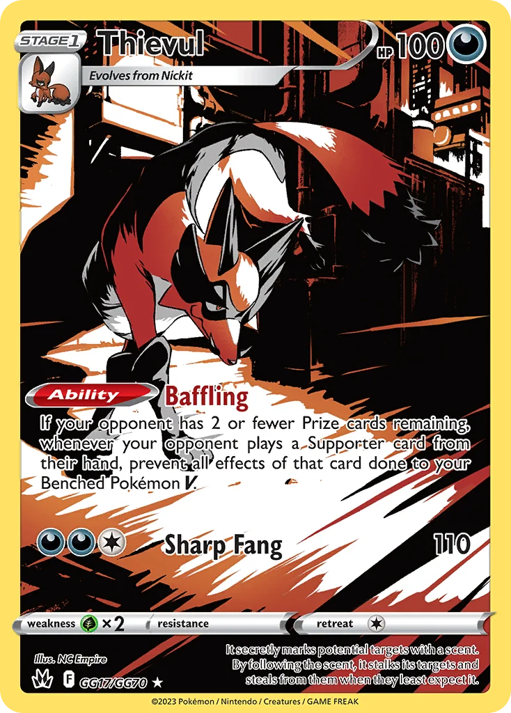 Thievul Pokemon card