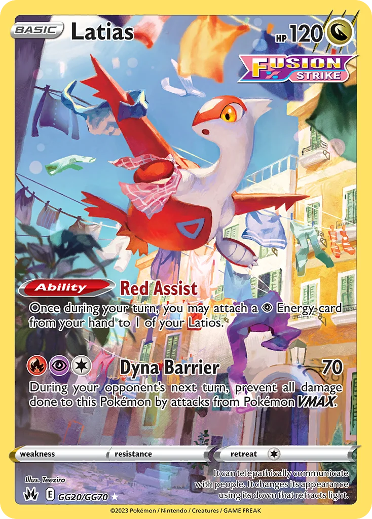 Latias Pokemon card