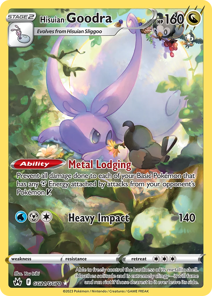 Hisuian Goodra Pokemon card