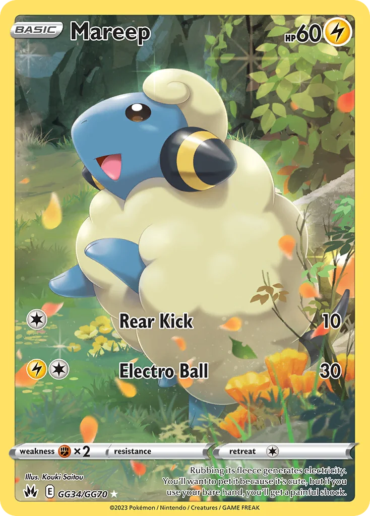 Mareep Pokemon card