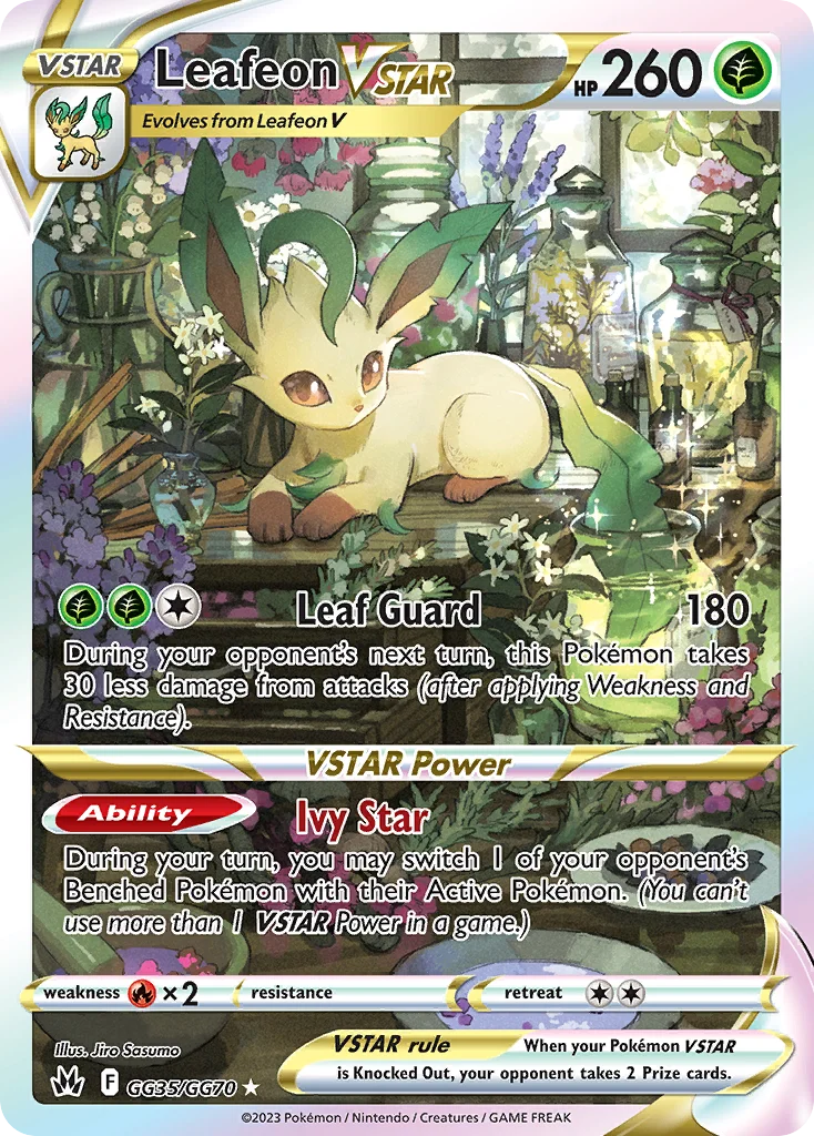 Leafeon VSTAR Pokemon card