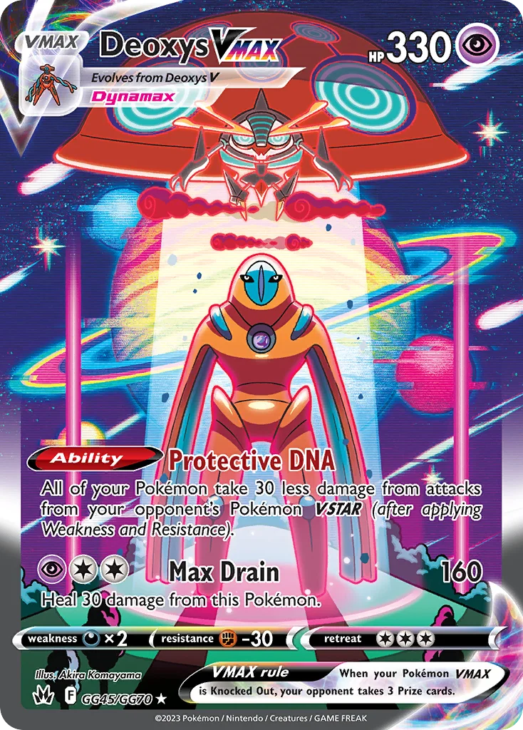 Deoxys VMAX Pokemon card