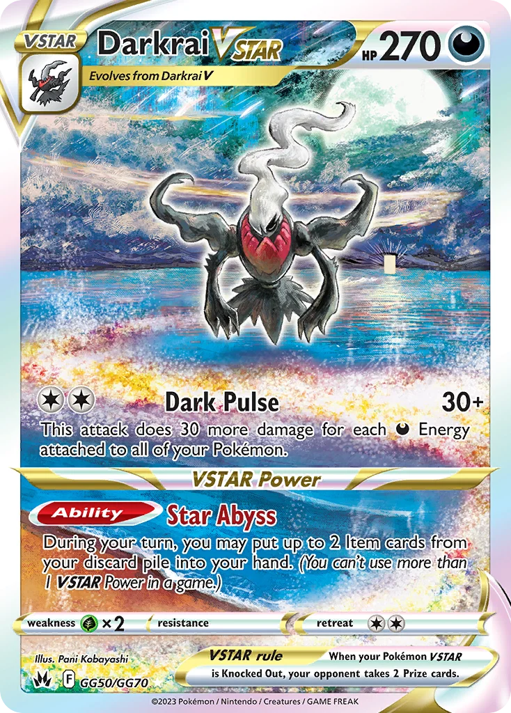 Darkrai VSTAR Pokemon card