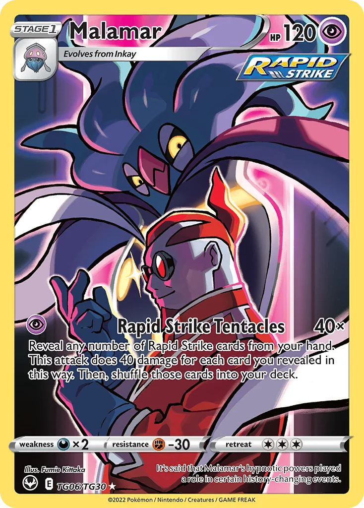 Malamar Pokemon card