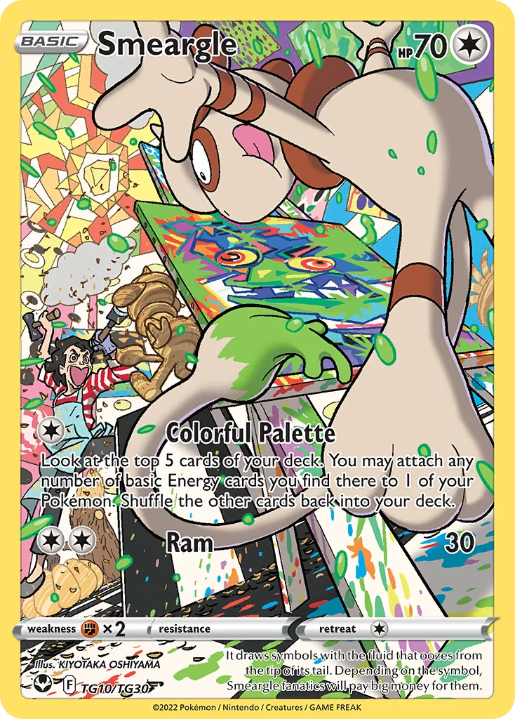 Smeargle Pokemon card