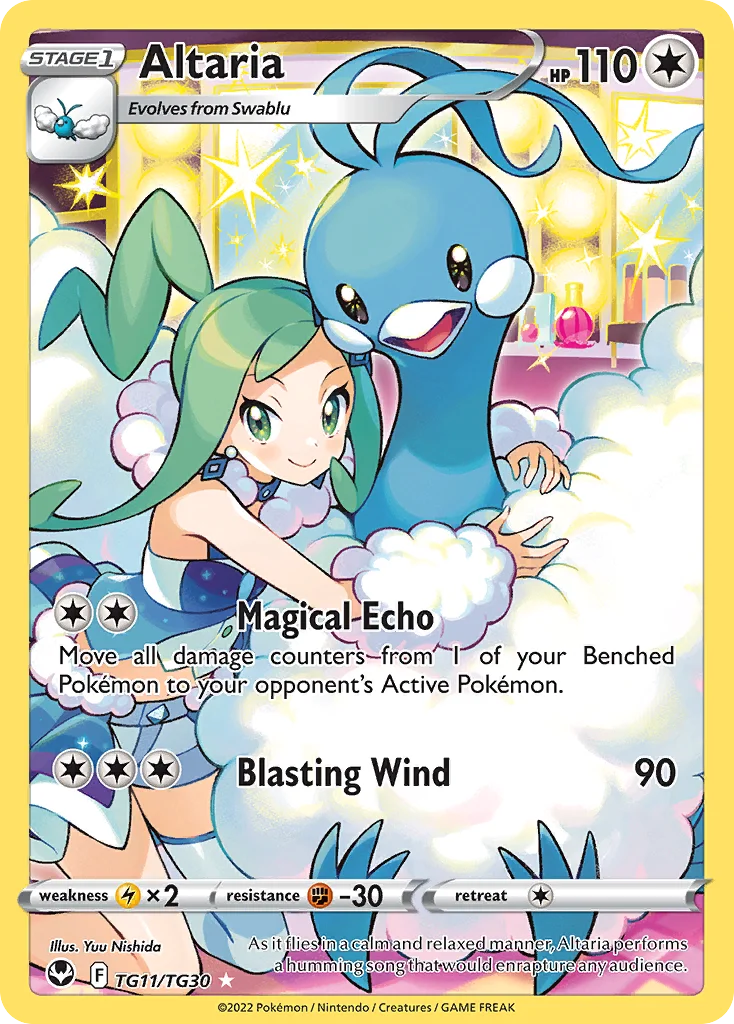 Altaria Pokemon card