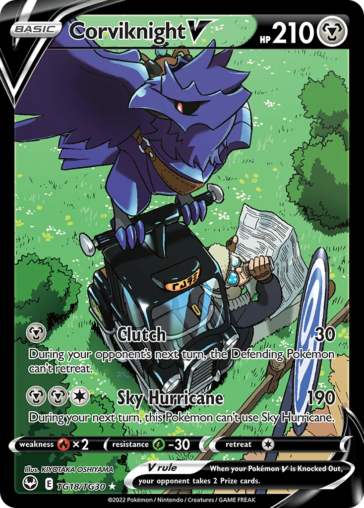 Corviknight V Pokemon card