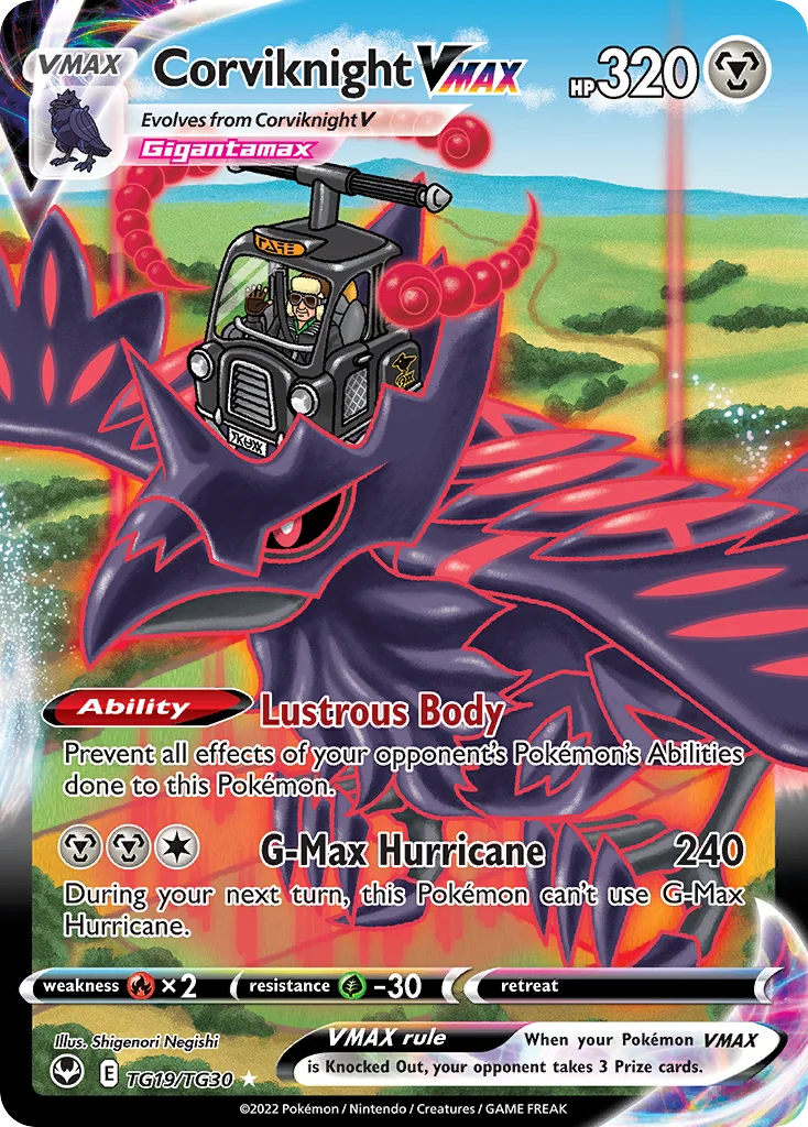 Corviknight VMAX Pokemon card
