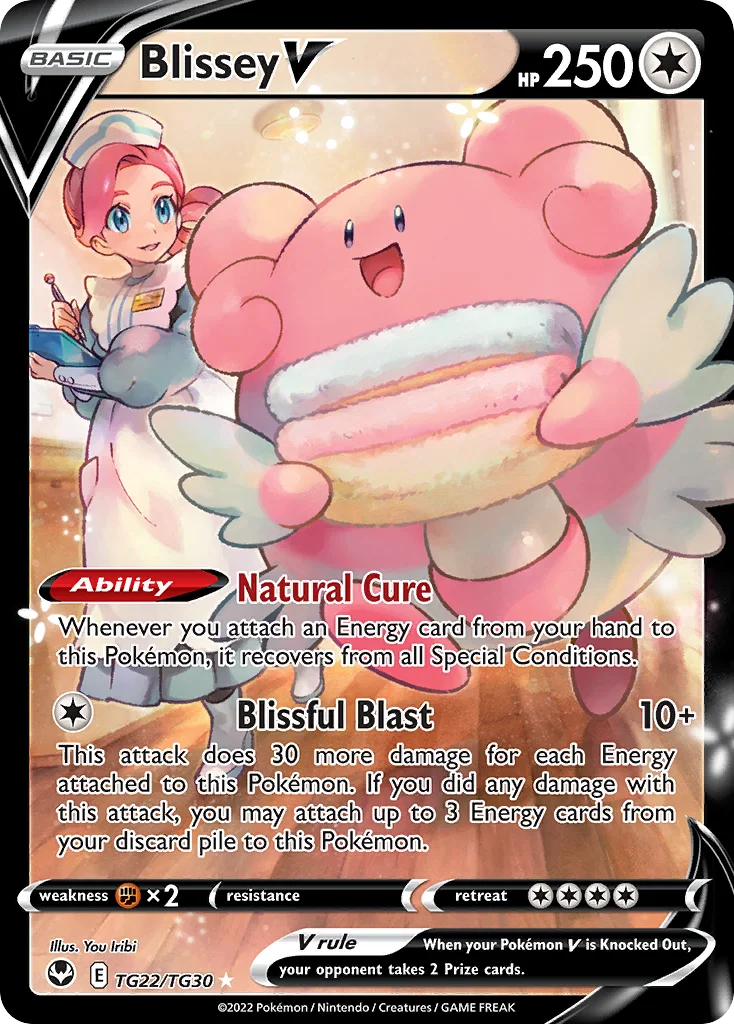 Blissey V Pokemon card