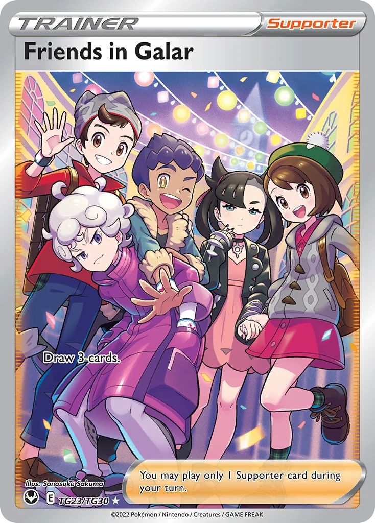 Friends in Galar Pokemon card