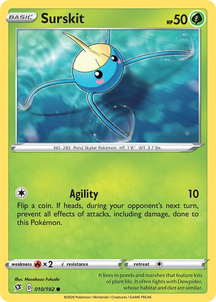 Surskit Pokemon card