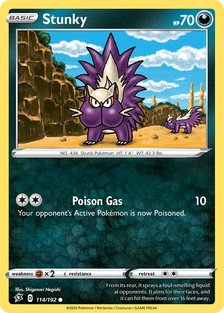 Stunky Pokemon card