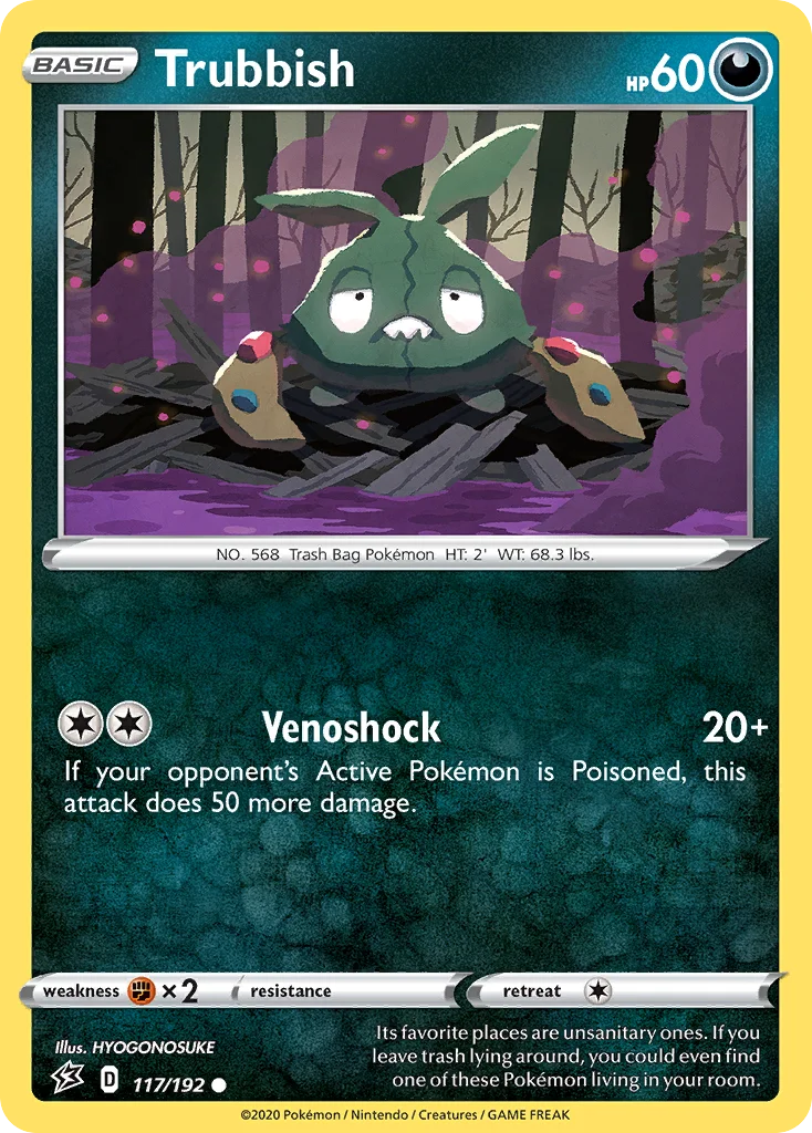 Trubbish Pokemon card