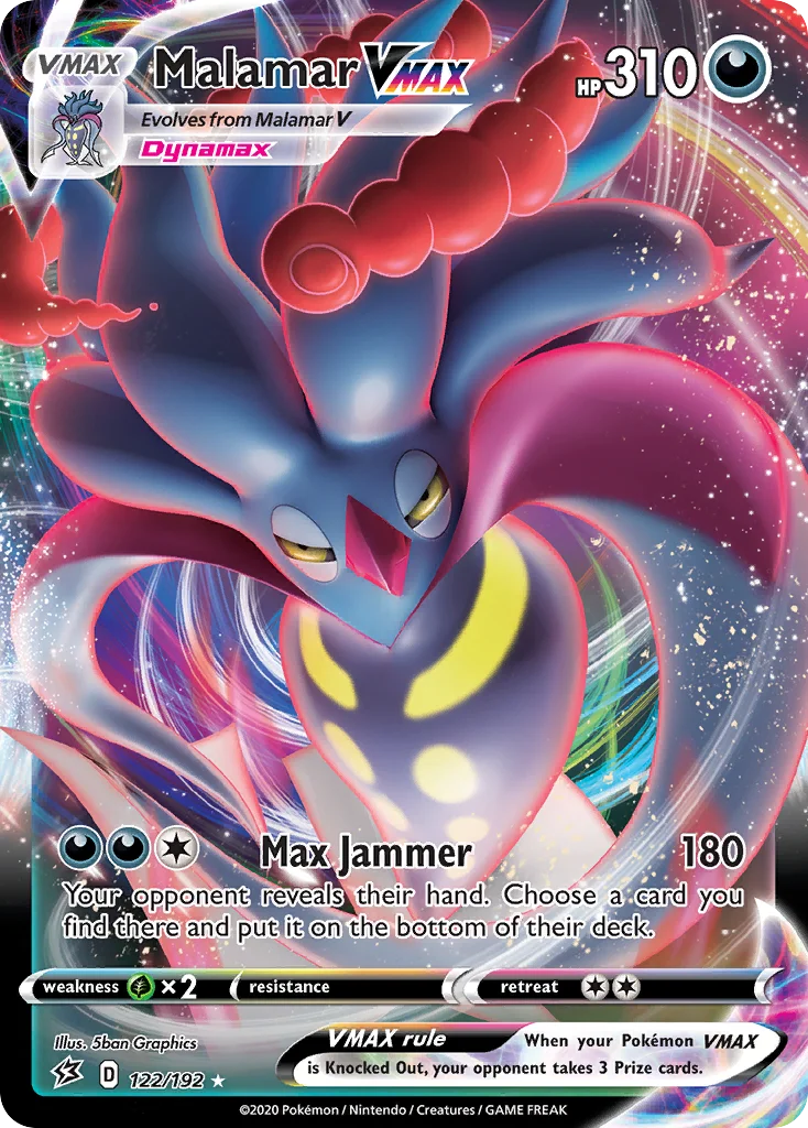 Malamar VMAX Pokemon card