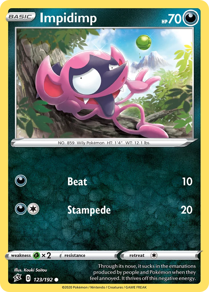Impidimp Pokemon card