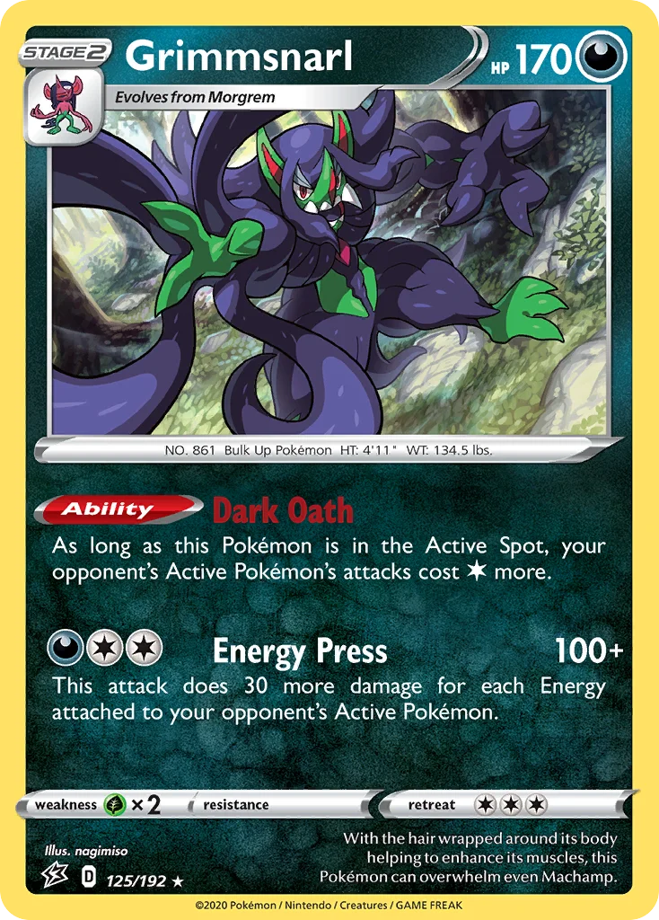 Grimmsnarl Pokemon card