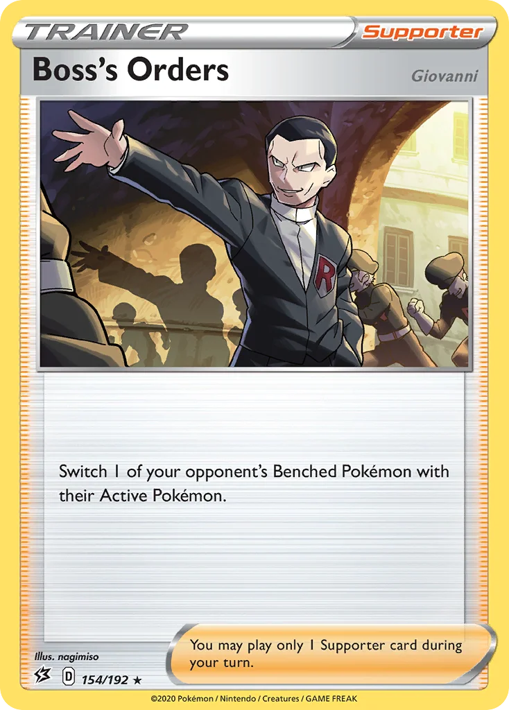 Boss's Orders Pokemon card