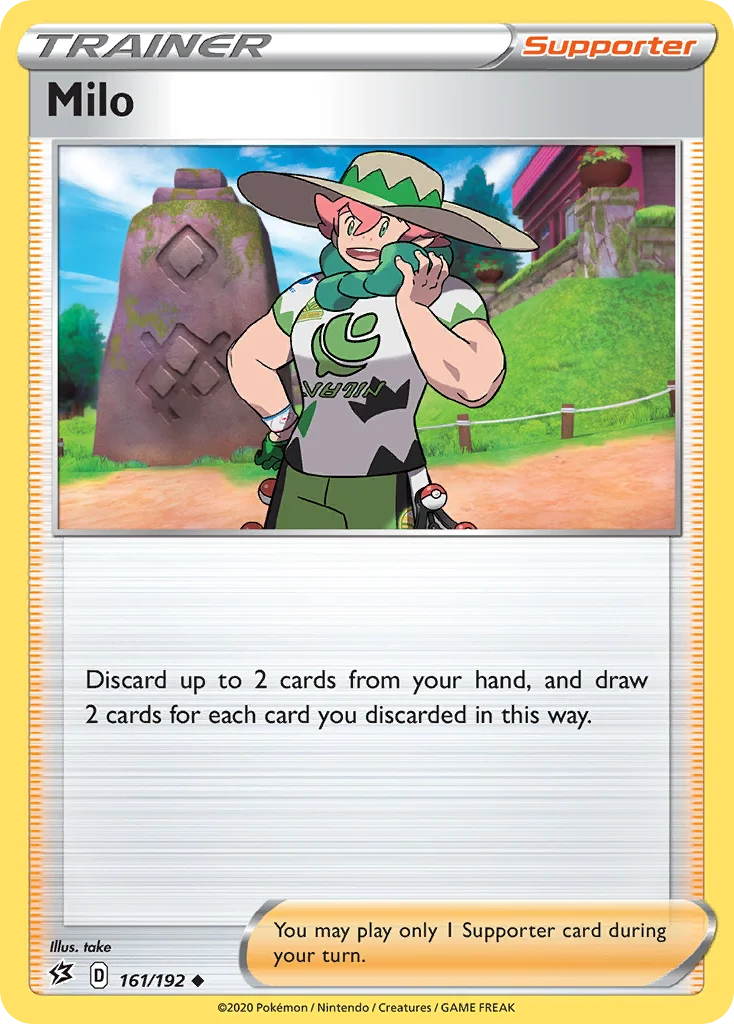 Milo Pokemon card