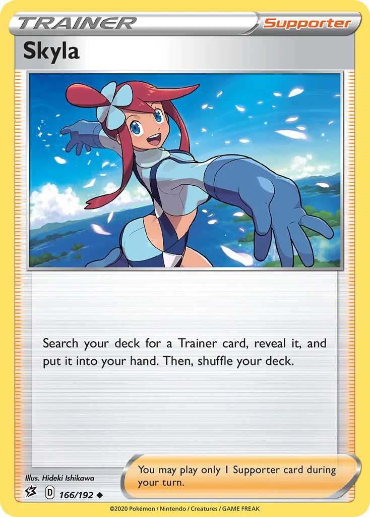Skyla Pokemon card